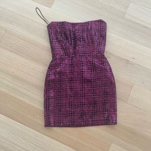 Michelle Mason Corset Mini Dress